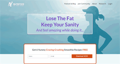 Desktop Screenshot of nutritiontotheedge.com